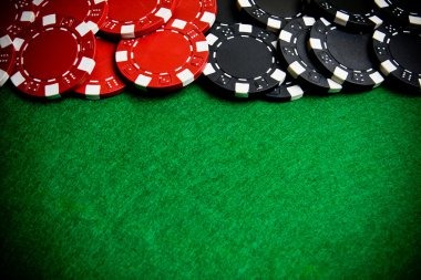 Close-up of blackjack dealer handling cards at live table